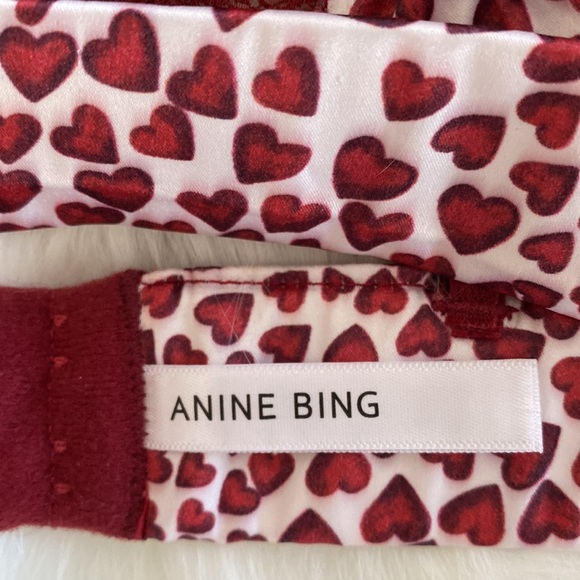 ANINE Bing Holly Heart Silk Bralette - Picture 4 of 11